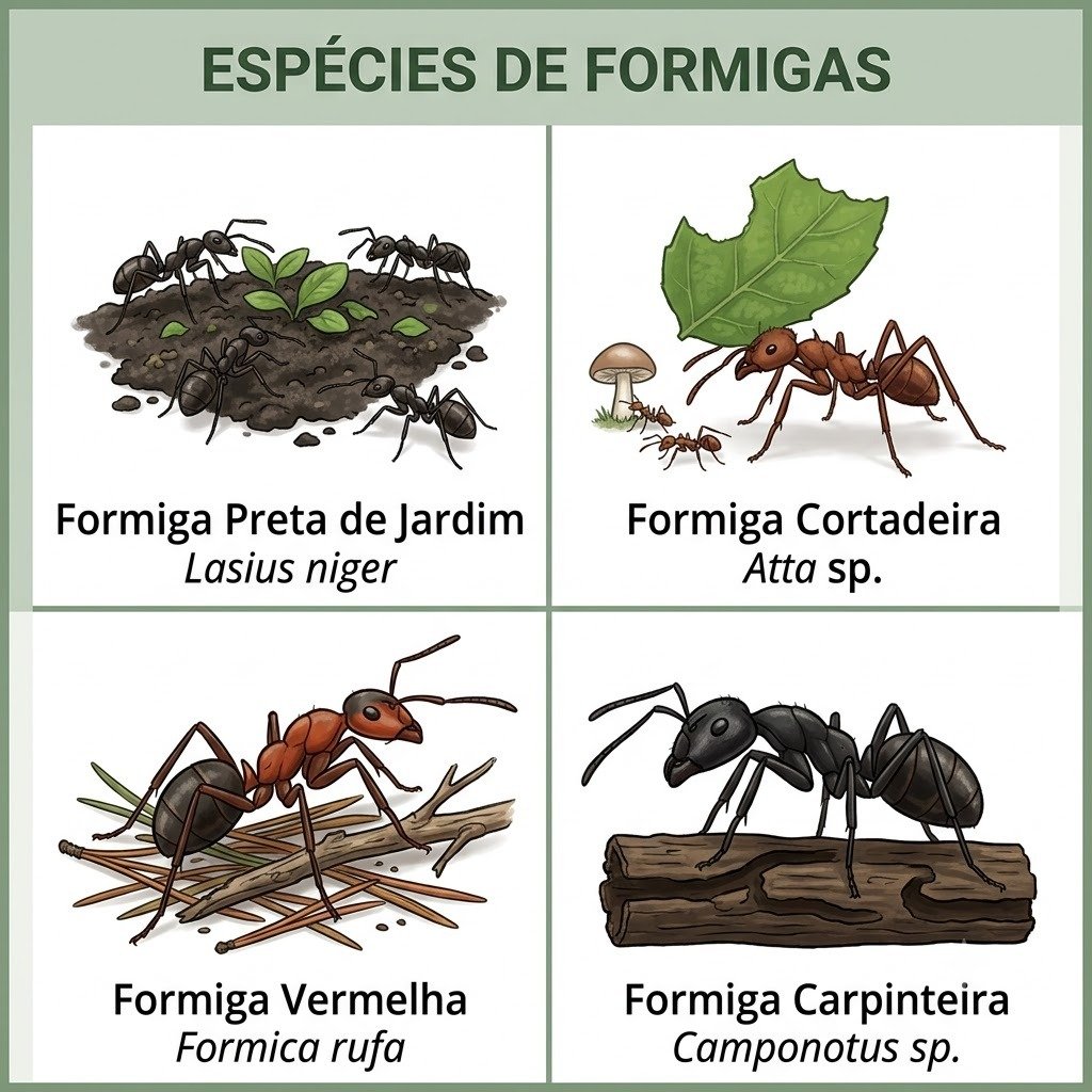 Guia de espécies de formigas em Bauru
