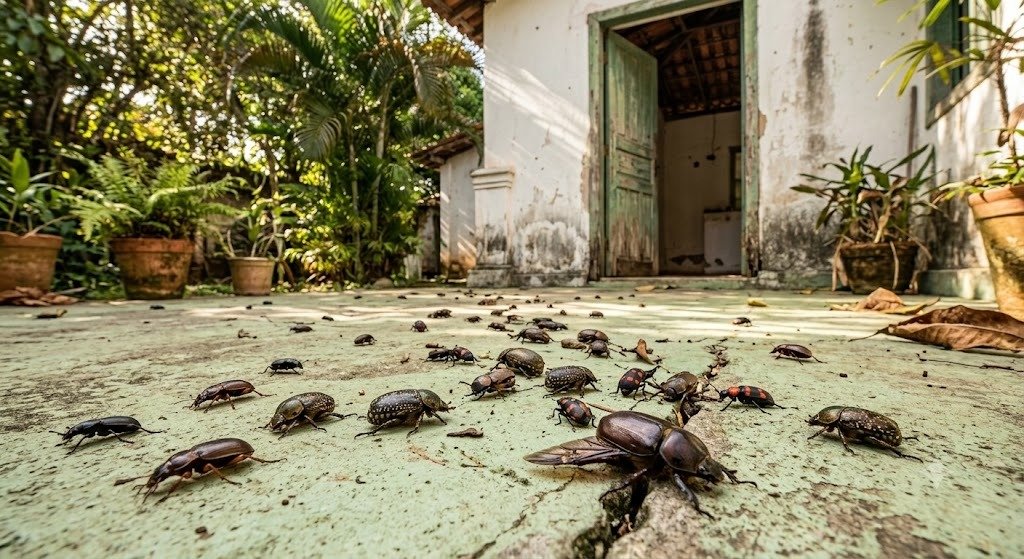 Foto real de Besouros em Bauru