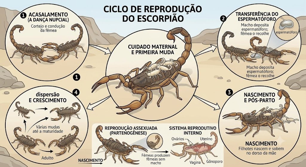 Como os Escorpiões se Reproduzem em Bauru