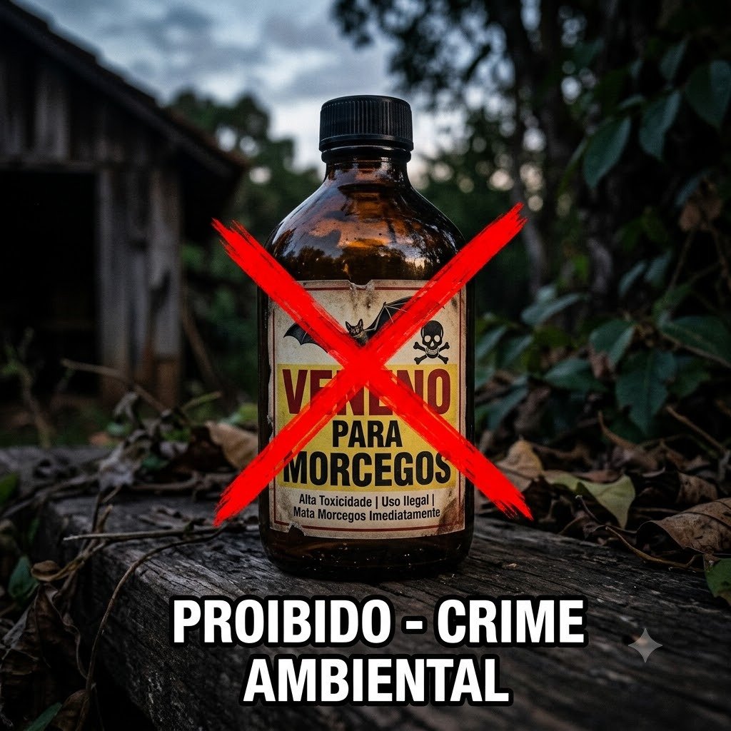 Posso usar veneno para matar morcegos em Bauru - Proibido Crime Ambiental